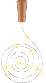 Goobay 3x 10 LED Bottle Light Chain, incl. Timer atmospheric light decoration for glass bottles Goobay 3x 10 LED Bottle Light Chain, incl. Timer atmospheric light decoration for glass bottles