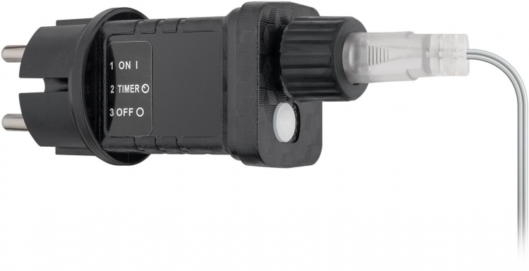 Goobay Icicle String Light with 400 LEDs with timer function and 24 V external transformer, warm white (3000 K), for indoor and outdoor use (IP44)