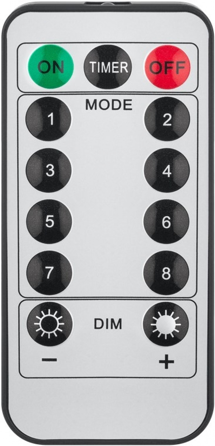 Goobay Light Curtain with 300 LEDs with remote control, timer function, 8 light modes, dimmer and 31 V external transformer, warm white (3000 K)