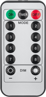 Goobay Light Curtain with 300 LEDs with remote control, timer function, 8 light modes, dimmer, USB and battery operation, warm white (3000 K)