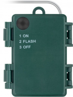 Goobay Silver Wire Cluster String Light with 50 LEDs with 2 light modes, warm white (3000 K), battery-operated, for indoor and outdoor use (IP44) Goobay Silver Wire Cluster String Light with 50 LEDs with 2 light modes, warm white (3000 K), battery-operated, for indoor and outdoor use (IP44)