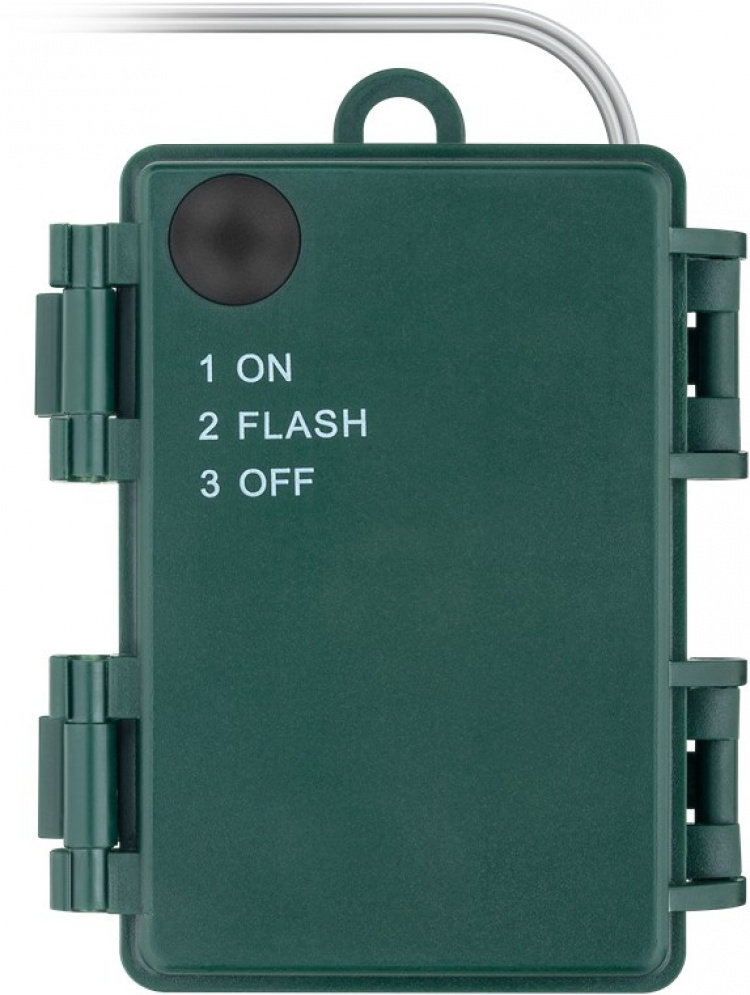 Goobay Silver Wire Cluster String Light with 50 LEDs with 2 light modes, warm white (3000 K), battery-operated, for indoor and outdoor use (IP44) Goobay Silver Wire Cluster String Light with 50 LEDs with 2 light modes, warm white (3000 K), battery-operated, for indoor and outdoor use (IP44)