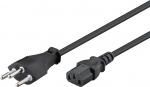 Goobay IEC Cord Switzerland, 1.8 m, Black Swiss plug (type J, SEV 1011) > C13 appliance socket C13