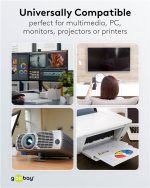 Goobay Extension Lead with C13 socket and C14 plug, 1.8 m, Black C14 appliance plug > C13 appliance socket Goobay Extension Lead with C13 socket and C14 plug, 1.8 m, Black C14 appliance plug > C13 appliance socket