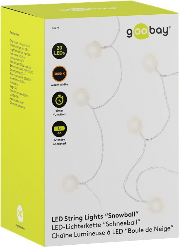 Goobay 20 LED Fairy Lights  Goobay 20 LED Fairy Lights