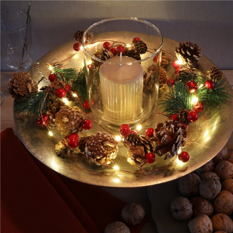 Goobay 20 LED Silver Wire Fairy Lights  Goobay 20 LED Silver Wire Fairy Lights