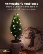 Goobay 20 LED Silver Wire Fairy Lights  Goobay 20 LED Silver Wire Fairy Lights