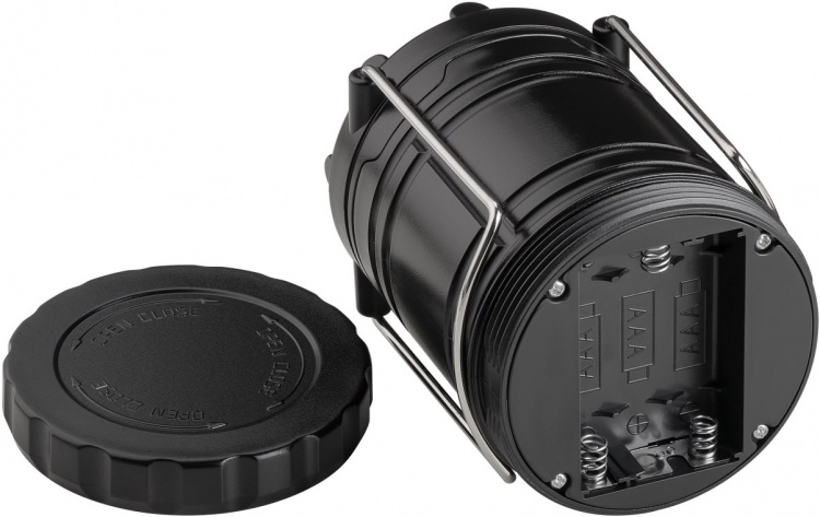 Goobay LED Camping Lamp High Bright 250 retractable, compact design, very bright, cold white (6800 K)