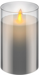 Goobay LED Real Wax Candle in Glass, 7.5 x 12.5 cm beautiful and safe lighting solution for many areas including homes and loggias, offices or schools Goobay LED Real Wax Candle in Glass, 7.5 x 12.5 cm beautiful and safe lighting solution for many areas including homes and loggias, offices or schools