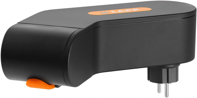 LAPP MOBILITY Mobility Dock EV Charger (5555925000) up to 2.3 kW, 10 A, 1 phase, for mobile charging of hybrid and electric cars with Type 2 connection