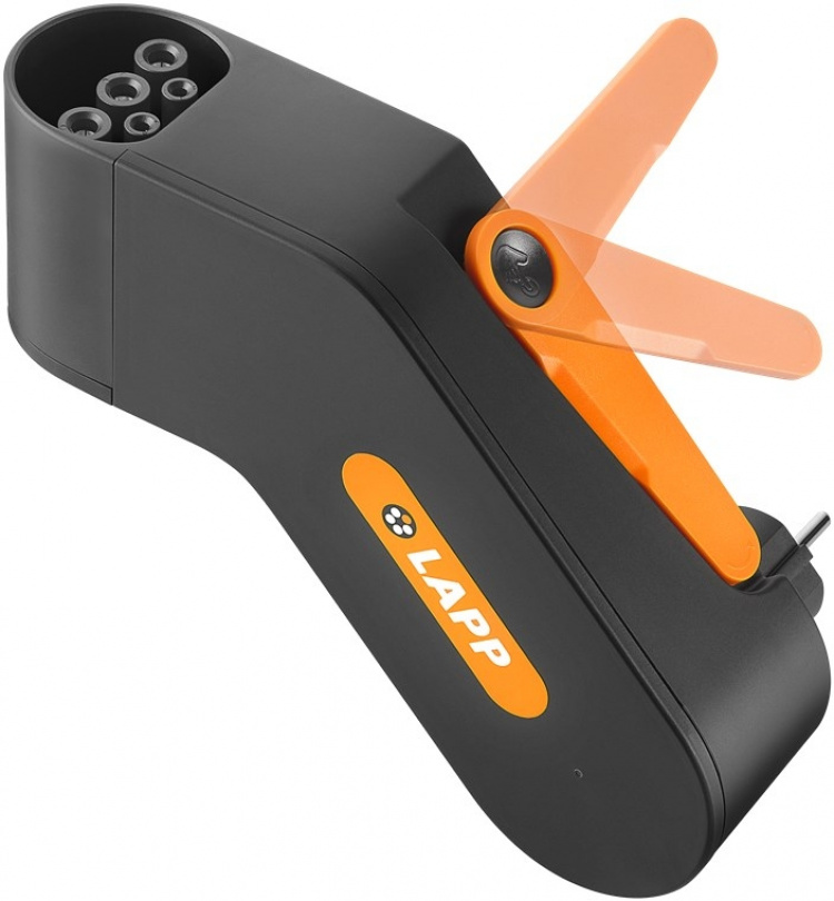 LAPP MOBILITY Mobility Dock EV Charger (5555925000) up to 2.3 kW, 10 A, 1 phase, for mobile charging of hybrid and electric cars with Type 2 connection
