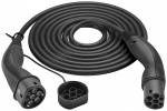 LAPP MOBILITY Type 2 HELIX Convenience Charging Cable, up to 11 kW, 5 m, black (5555935001) 20 A, 3 phases, for charging hybrid and electric cars with Type 2 connection