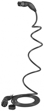 LAPP MOBILITY Type 2 HELIX Convenience Charging Cable, up to 11 kW, 5 m, black (5555935001) 20 A, 3 phases, for charging hybrid and electric cars with Type 2 connection