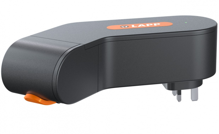 LAPP MOBILITY Mobility Dock EV Charger, Type UK (5555925004) up to 2.3 kW, 10 A, 1 phase, for mobile charging of hybrid and electric cars with Type 2 connection