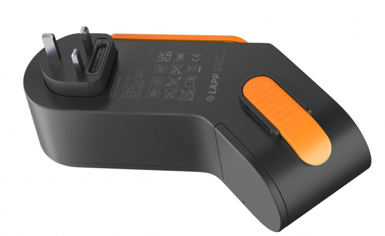 LAPP MOBILITY Mobility Dock EV Charger, Type UK (5555925004) up to 2.3 kW, 10 A, 1 phase, for mobile charging of hybrid and electric cars with Type 2 connection