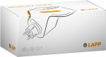 LAPP MOBILITY Mobility Dock EV Charger, Type Denmark (5555925006) up to 1.4 kW, 6 A, 1 phase, for mobile charging of hybrid and electric cars with Type 2 connection