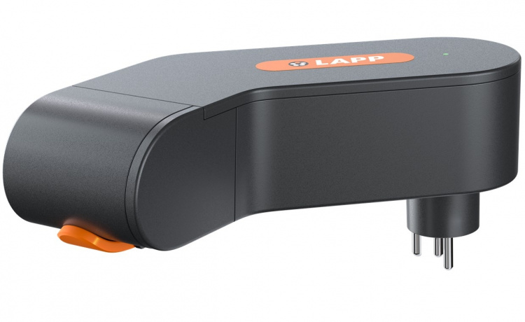 LAPP MOBILITY Mobility Dock EV Charger, Type Denmark (5555925006) up to 1.4 kW, 6 A, 1 phase, for mobile charging of hybrid and electric cars with Type 2 connection