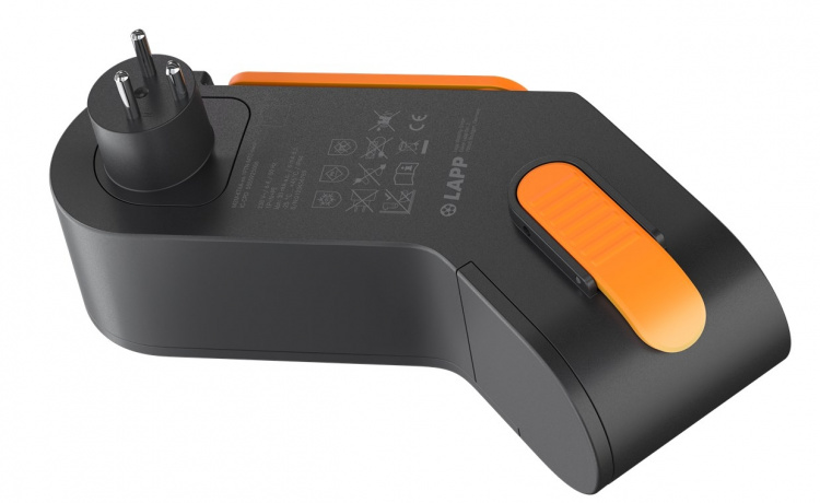 LAPP MOBILITY Mobility Dock EV Charger, Type Denmark (5555925006) up to 1.4 kW, 6 A, 1 phase, for mobile charging of hybrid and electric cars with Type 2 connection