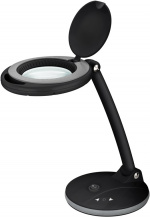 Goobay LED Magnifying Lamp with Base, 6 W, black 80-450 lm, dimmable, 100 mm glass lens, 1.75x magnification, 3 dioptres Goobay LED Magnifying Lamp with Base, 6 W, black 80-450 lm, dimmable, 100 mm glass lens, 1.75x magnification, 3 dioptres