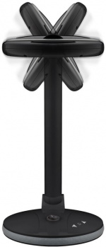 Goobay LED Magnifying Lamp with Base, 6 W, black 80-450 lm, dimmable, 100 mm glass lens, 1.75x magnification, 3 dioptres Goobay LED Magnifying Lamp with Base, 6 W, black 80-450 lm, dimmable, 100 mm glass lens, 1.75x magnification, 3 dioptres