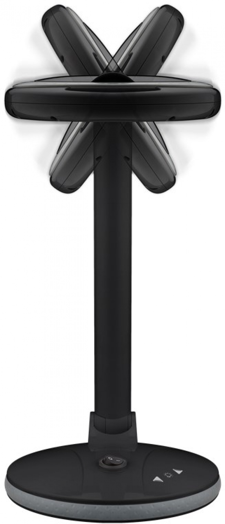 Goobay LED Magnifying Lamp with Base, 6 W, black 80-450 lm, dimmable, 100 mm glass lens, 1.75x magnification, 3 dioptres Goobay LED Magnifying Lamp with Base, 6 W, black 80-450 lm, dimmable, 100 mm glass lens, 1.75x magnification, 3 dioptres