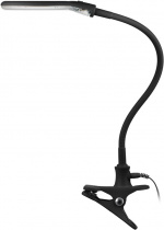 Goobay LED Magnifying Lamp with Clamp, 6 W, black 480 lm, 100 mm glass lens, 1.75x magnification, 3 dioptres