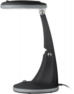 Goobay LED Magnifying Lamp with Base, 6 W, black 450 lm, 100 mm glass lens, 1.75x magnification, 3 dioptres Goobay LED Magnifying Lamp with Base, 6 W, black 450 lm, 100 mm glass lens, 1.75x magnification, 3 dioptres