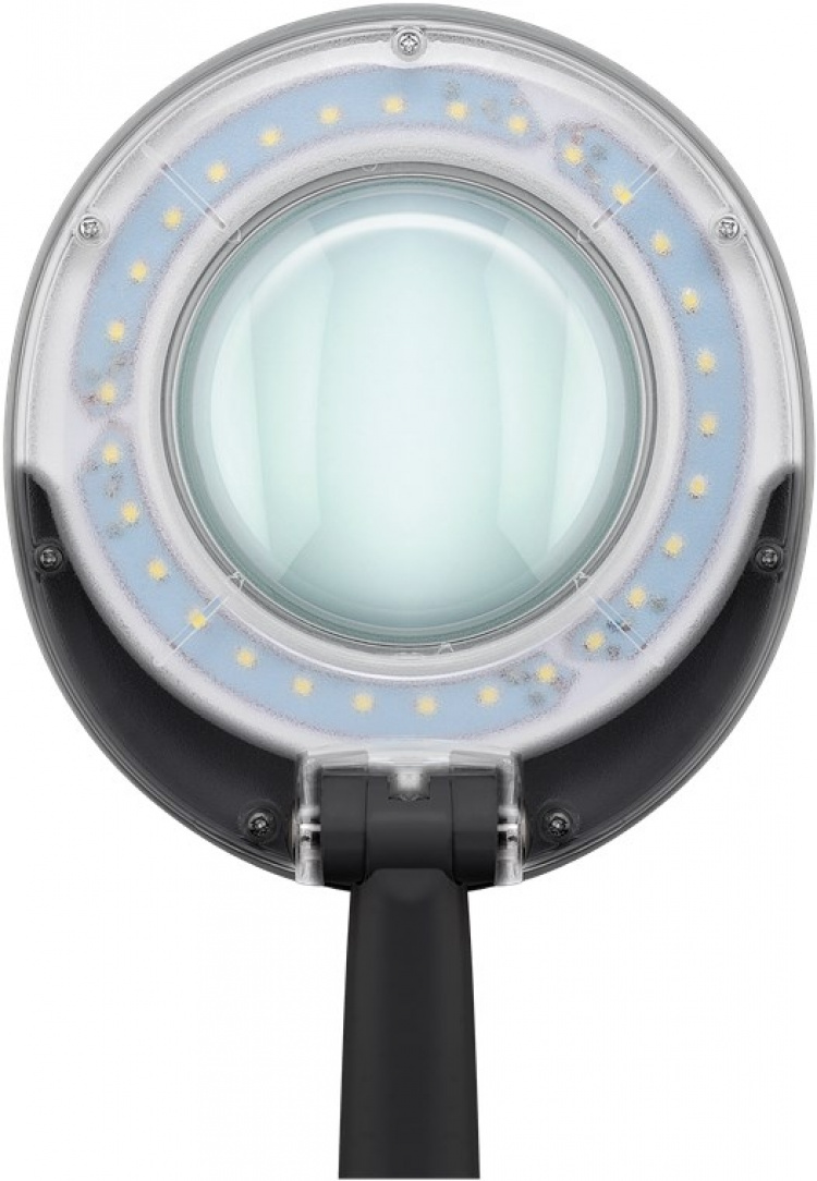 Goobay LED Magnifying Lamp with Base, 6 W, black 450 lm, 100 mm glass lens, 1.75x magnification, 3 dioptres Goobay LED Magnifying Lamp with Base, 6 W, black 450 lm, 100 mm glass lens, 1.75x magnification, 3 dioptres
