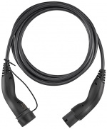 LAPP MOBILITY Type 2 Charging Cable, up to 22 kW, 3 m, black () 32 A, 3 phases, for charging hybrid and electric cars with Type 2 connection