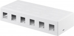Goobay Keystone Empty Housing 6 port with easy snap-in assembly Goobay Keystone Empty Housing 6 port with easy snap-in assembly