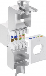 Goobay Keystone Module RJ45 CAT 6A, STP, Slim-Line 14.7 mm wide, crocodile type, for IDC connection (toolless) Goobay Keystone Module RJ45 CAT 6A, STP, Slim-Line 14.7 mm wide, crocodile type, for IDC connection (toolless)