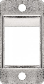 Goobay Keystone Holder/Bezel for Device Installation suitable for 19.2 x 14.9 mm Keystone port