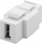 Goobay Keystone USB Module, Equipped for Two-Way Installation 16.9 mm width, USB 2.0 female (type A) Goobay Keystone USB Module, Equipped for Two-Way Installation 16.9 mm width, USB 2.0 female (type A)