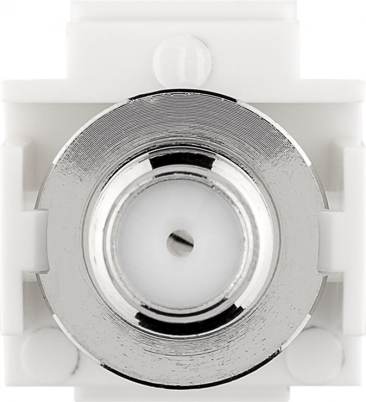 Goobay Keystone Module SAT/Antenna, Flush Mount 18.9 mm width, Coaxial male > F female Goobay Keystone Module SAT/Antenna, Flush Mount 18.9 mm width, Coaxial male > F female