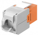 Goobay Keystone Module RJ45 CAT 6A, UTP 16.5 mm wide, crocodile type, terminal strip for tool-free IDC mounting