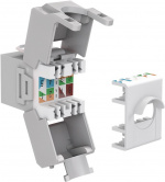 Goobay Keystone Module RJ45 CAT 6A, UTP 16.5 mm wide, crocodile type, terminal strip for tool-free IDC mounting Goobay Keystone Module RJ45 CAT 6A, UTP 16.5 mm wide, crocodile type, terminal strip for tool-free IDC mounting