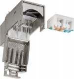 Goobay Keystone Module RJ45 CAT 6, STP, 250 MHz 17.0 mm wide, crocodile type, for tool-free IDC mounting, snap-in system Goobay Keystone Module RJ45 CAT 6, STP, 250 MHz 17.0 mm wide, crocodile type, for tool-free IDC mounting, snap-in system