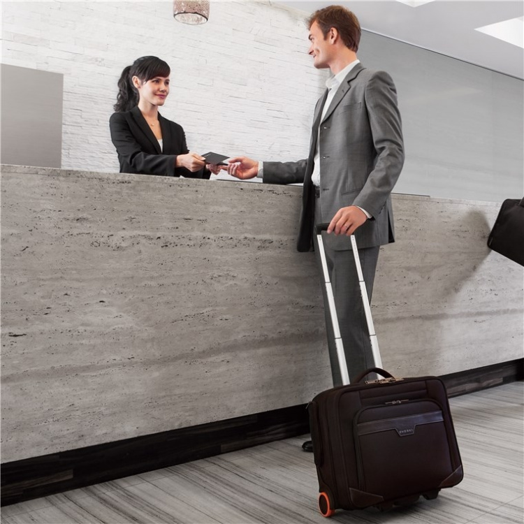 everki Journey (EKB440) Laptop Trolley – Rolling Briefcase, 11-inch to 16-inch Adaptable Compartment