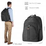 everki Atlas (EKP121) Laptop Backpack, 13-inch to 17.3-inch Adaptable Compartment