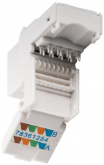 Goobay Keystone Module RJ45 CAT 6, UTP, 250 MHz 16.2 mm wide, for IDC connection (toolless), snap-in system Goobay Keystone Module RJ45 CAT 6, UTP, 250 MHz 16.2 mm wide, for IDC connection (toolless), snap-in system