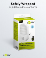 Goobay LED Night Light with Motion Detector cool white, 120° detection, 5 m range, for indoor use (IP20) Goobay LED Night Light with Motion Detector cool white, 120° detection, 5 m range, for indoor use (IP20)