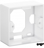 Goobay Keystone On-Wall Mounting Frame suitable for Keystone faceplate 80 x 80 and CAT 6/6A flush-mounted boxes Goobay Keystone On-Wall Mounting Frame suitable for Keystone faceplate 80 x 80 and CAT 6/6A flush-mounted boxes