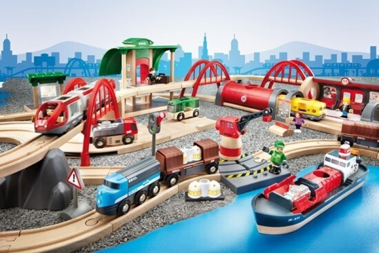 BRIO World 33052 - Deluxe Järnvägsset