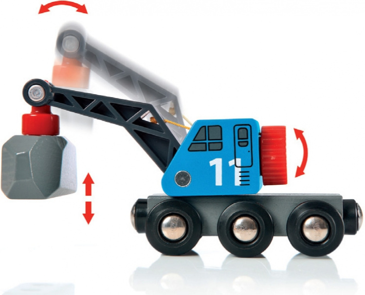 BRIO World 33210 - Rail & Road Järnväg- och väglastset