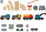 BRIO World 33210 - Rail & Road Järnväg- och väglastset