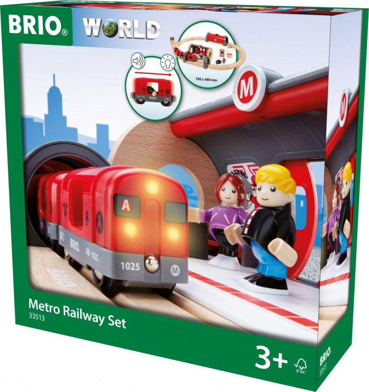 BRIO World 33513 - Tunnelbaneset BRIO World 33513 - Tunnelbaneset