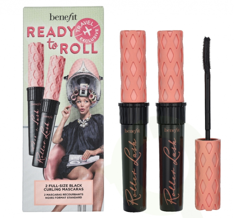 Benefit Ready To Roll Mascara Duo 17 gr 2x Roller Lash Mascara/Travel Set