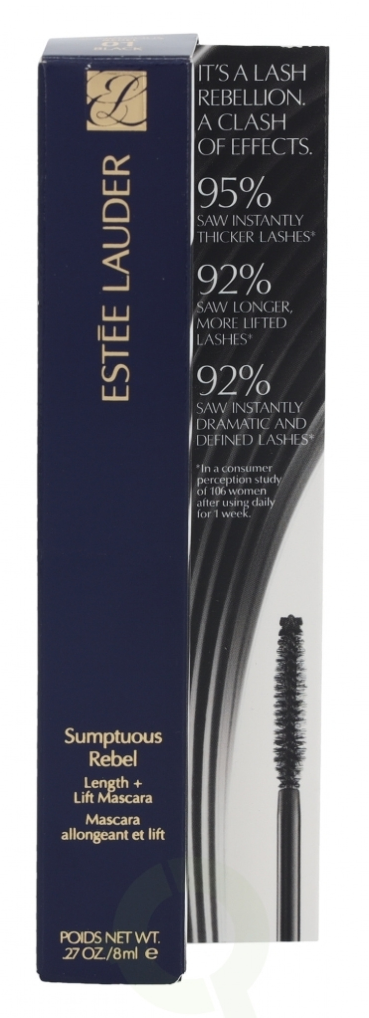 Estee Lauder E.Lauder Sumptous Rebel Mascara 8 ml #01 Black