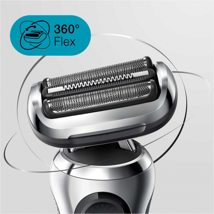 Braun Series 7 71-S7500cc -parranajokone puhdistusasemalla