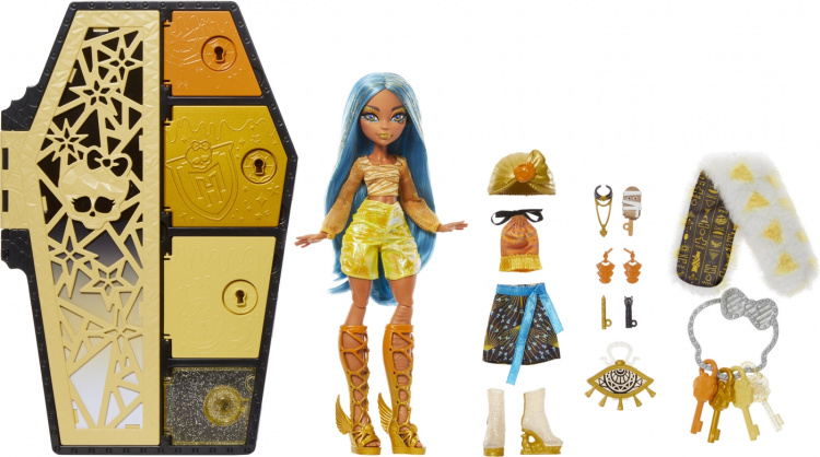 Monster High - Skulltimate Secrets: Fearidescent edition Cleo De Nile - muotinukke